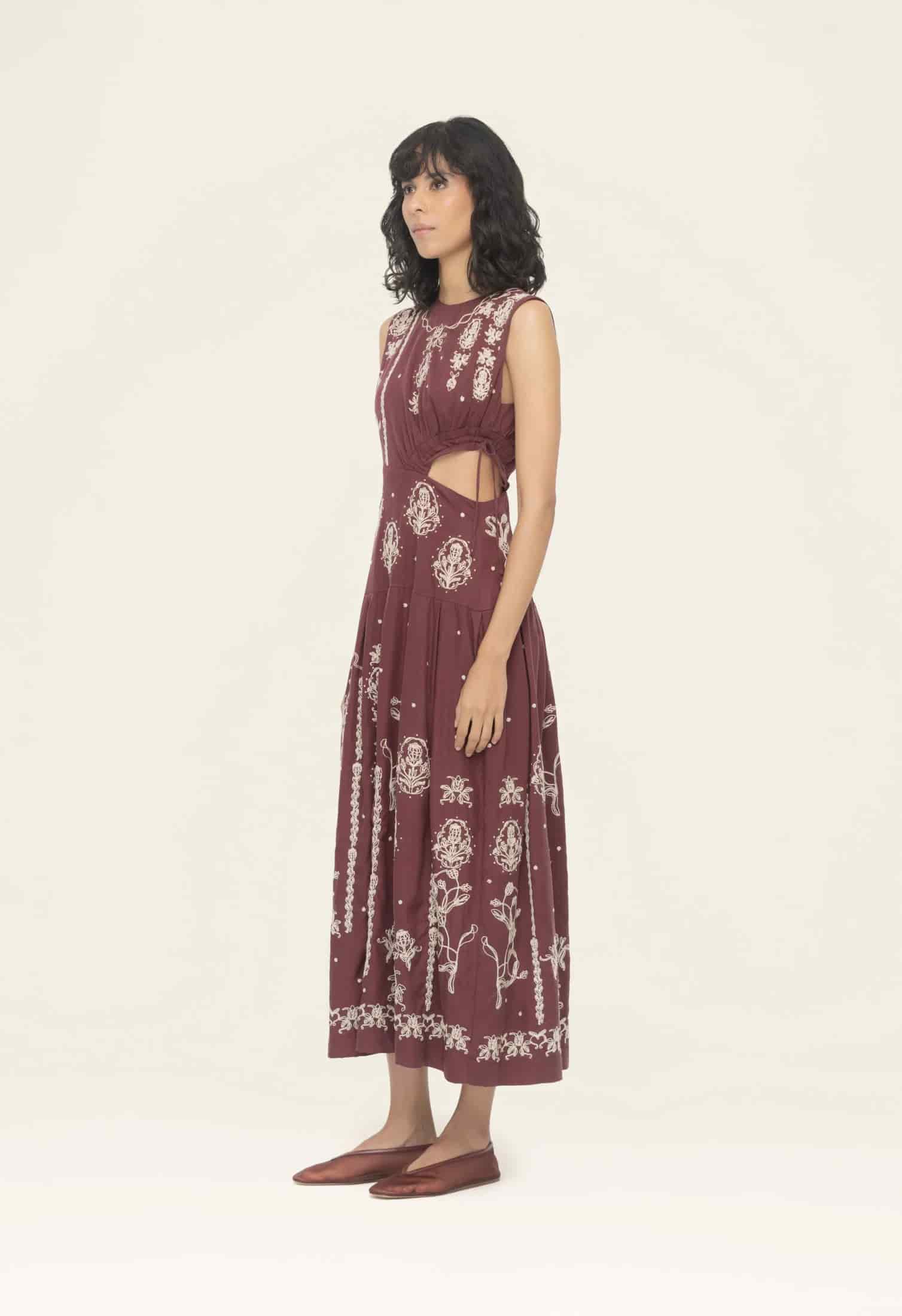 Otoño Relato Midi Dress - miniatura 8