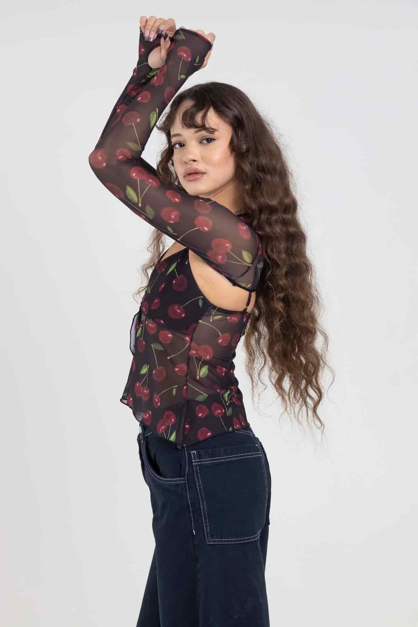 CHERRY MESH TOP - miniatura 20