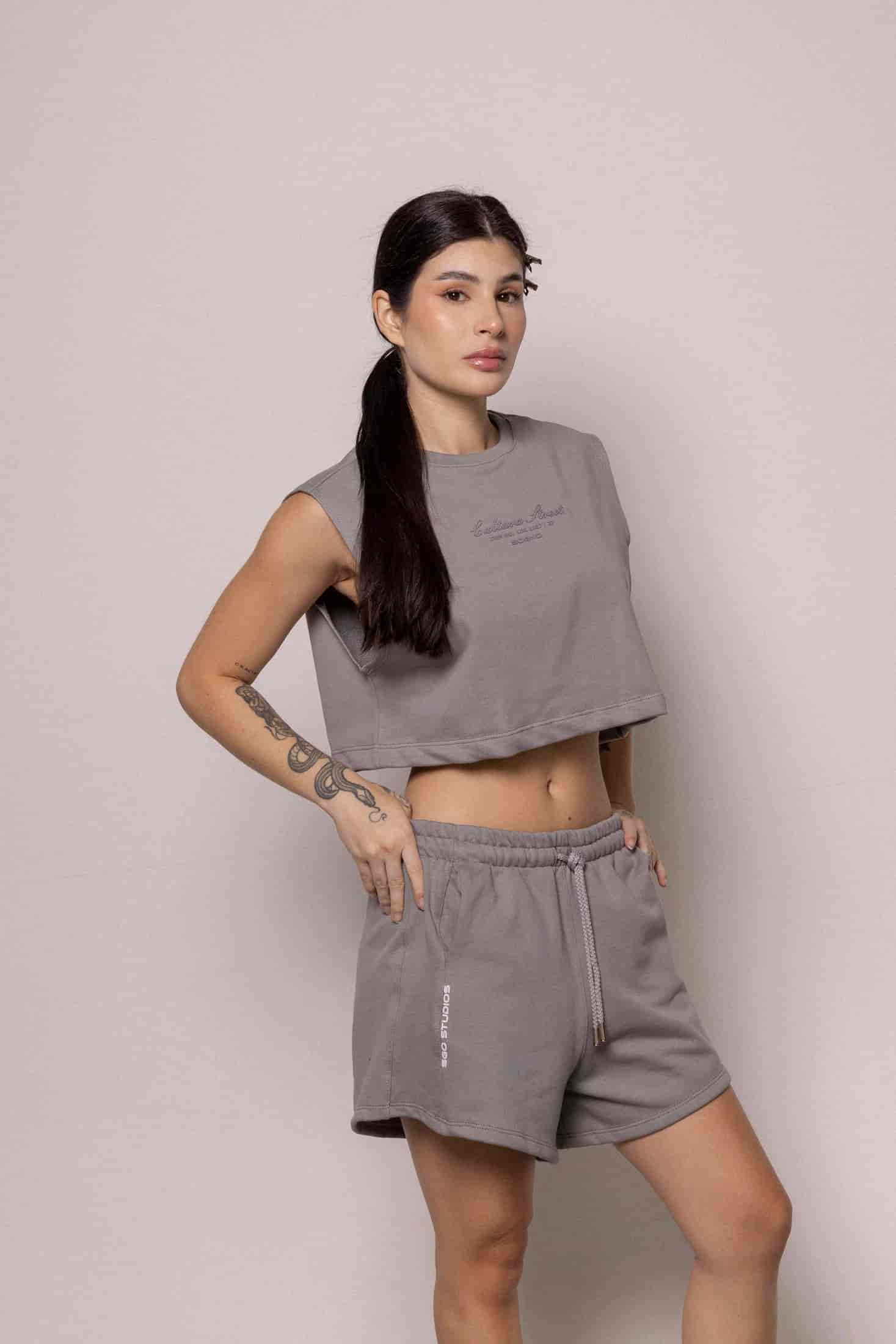 Camisilla 8727 Sgo Dama-Gris - miniatura 1