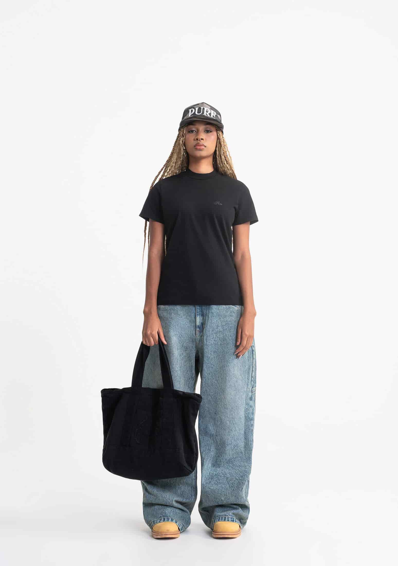 Rustic women black t-shirt - miniatura 4