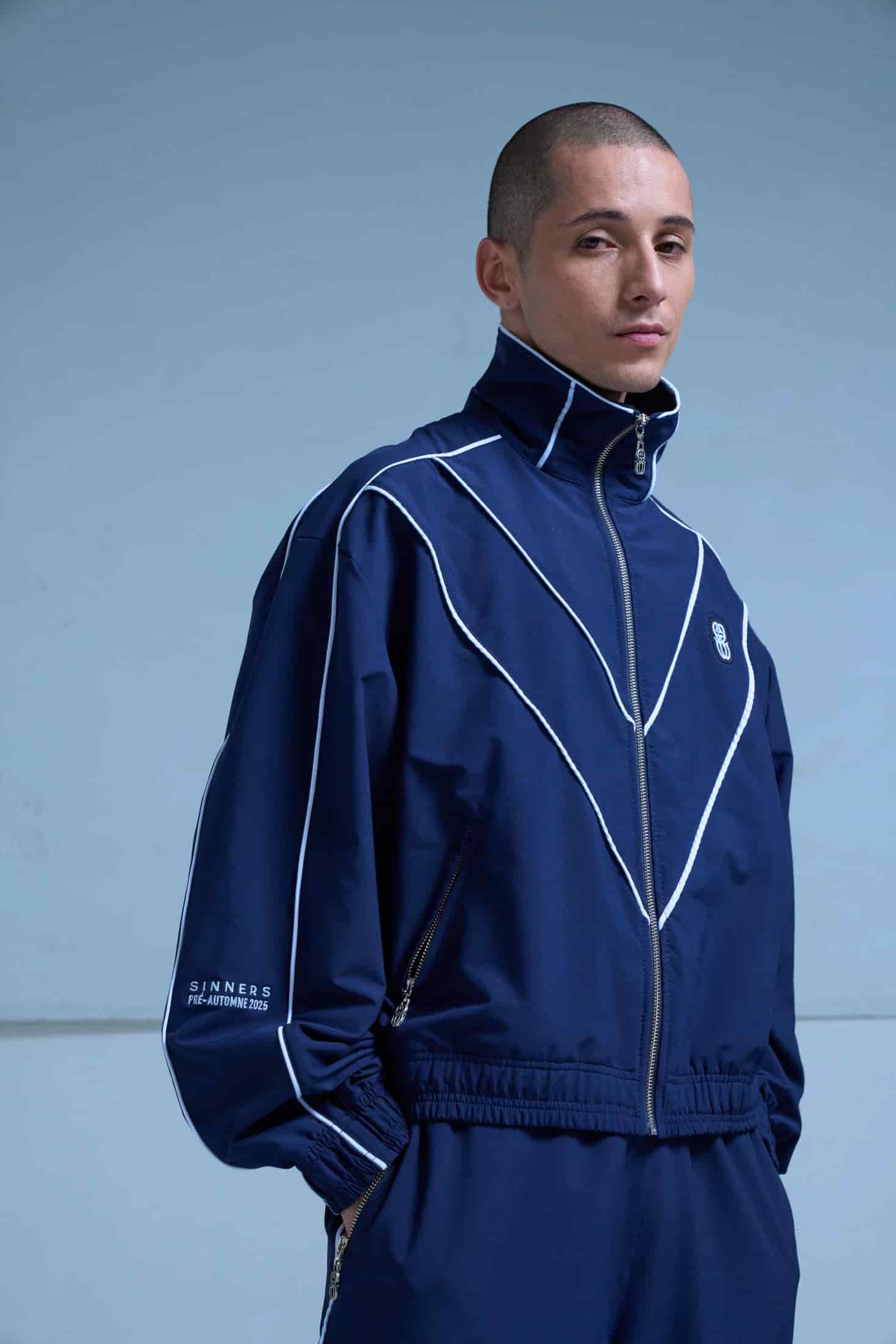 SINNERS BLUE TRACK JACKET - miniatura 7