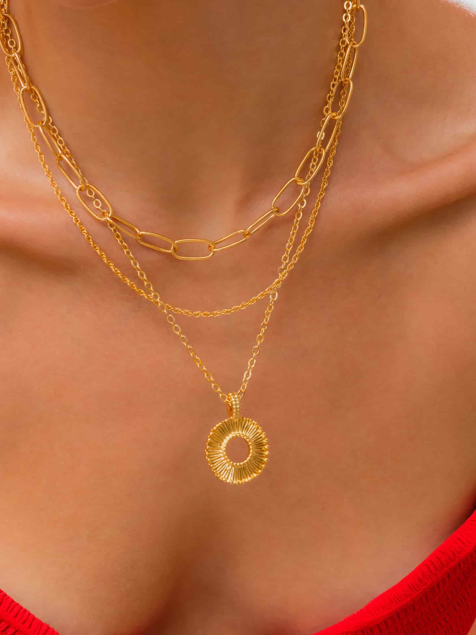 Set X3 Collares Destellos + Aretes - miniatura 1