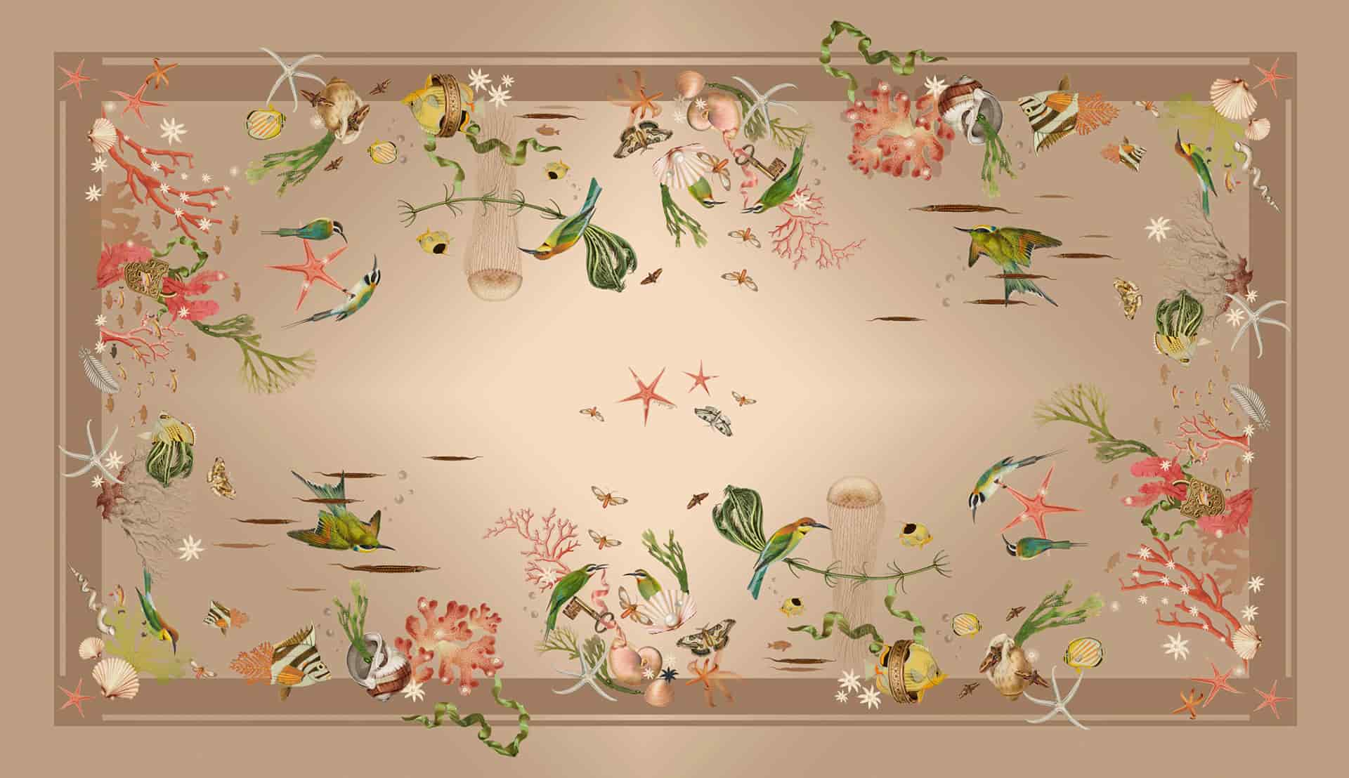 Mantel -  Coralina Blue - miniatura 5