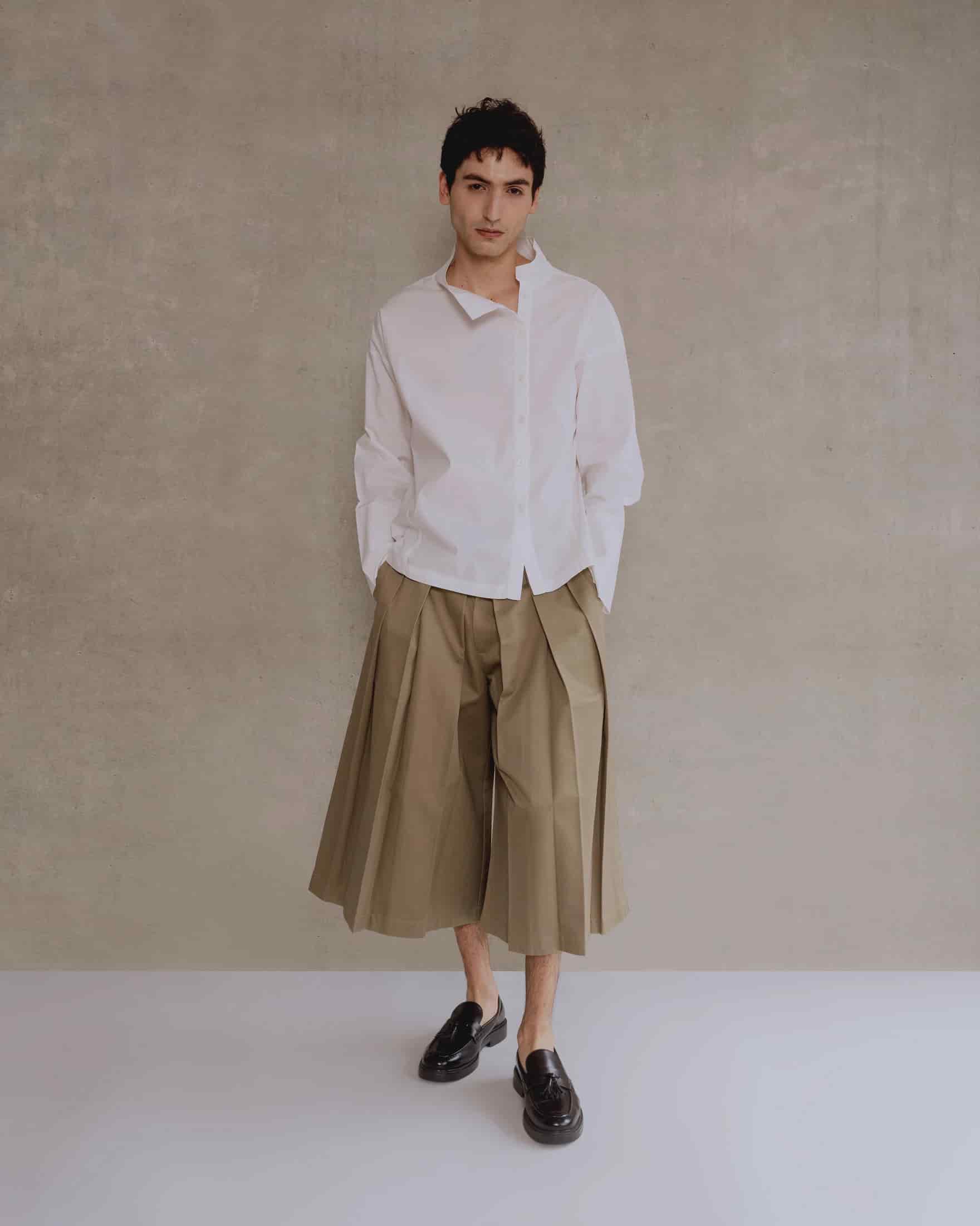 Asymmetric White Shirt - miniatura 1