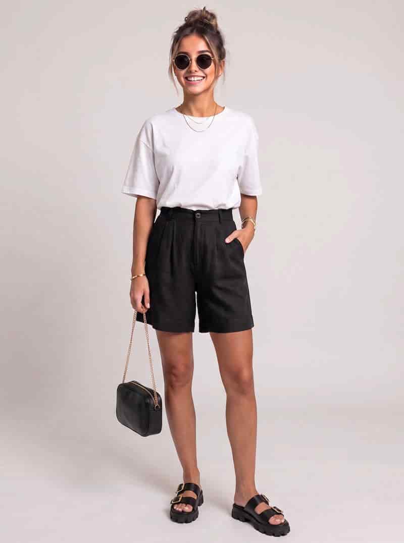 SHORT MESTIZO NEGRO - miniatura 1