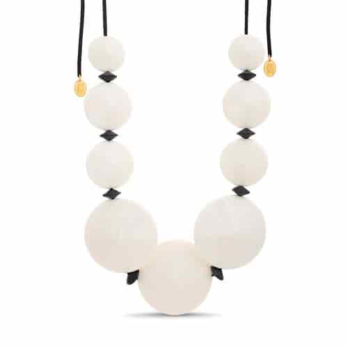 Pointed Circle Station Necklace - miniatura 2