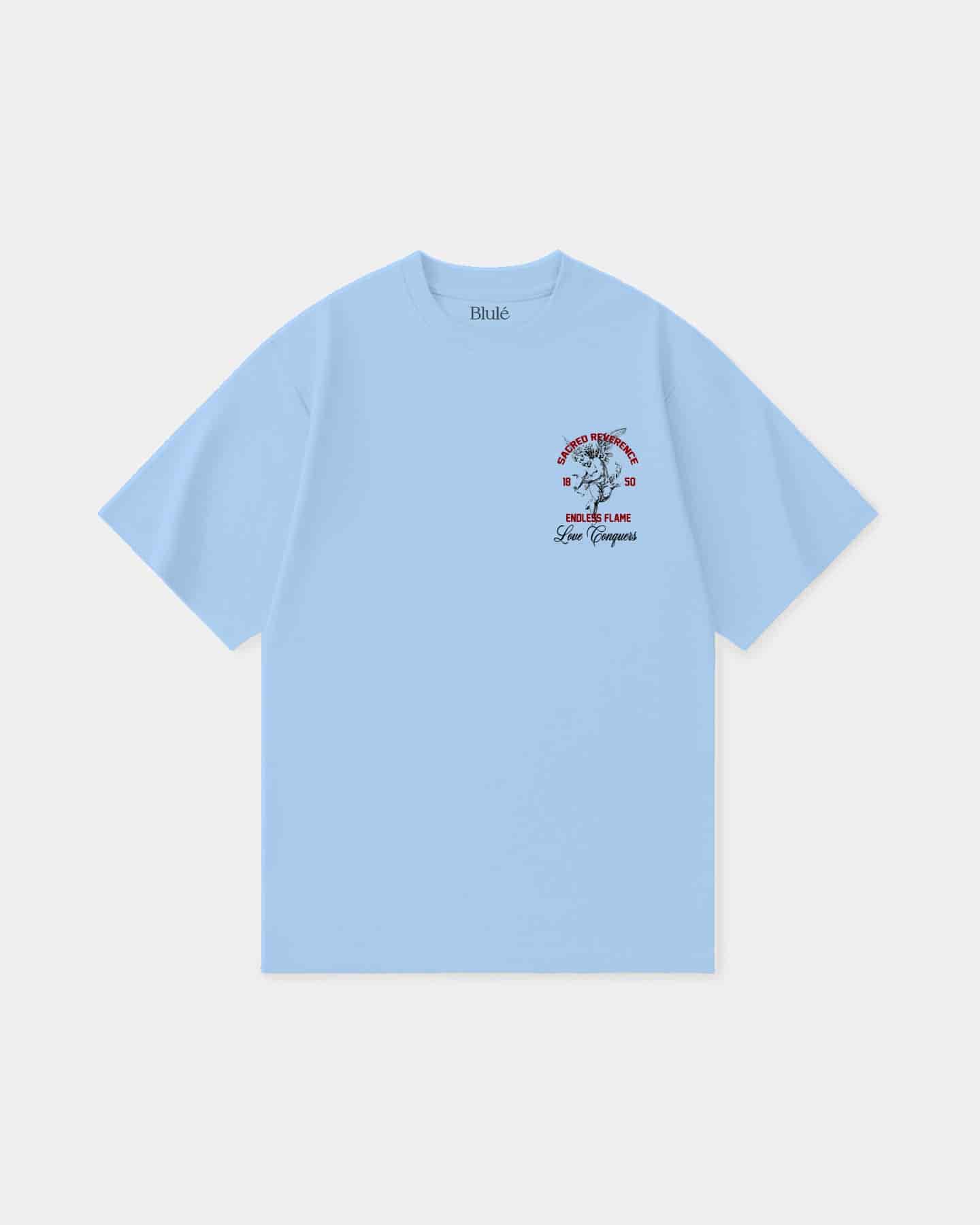 Oversized T Shirt Reverence Sky Blue - miniatura 2