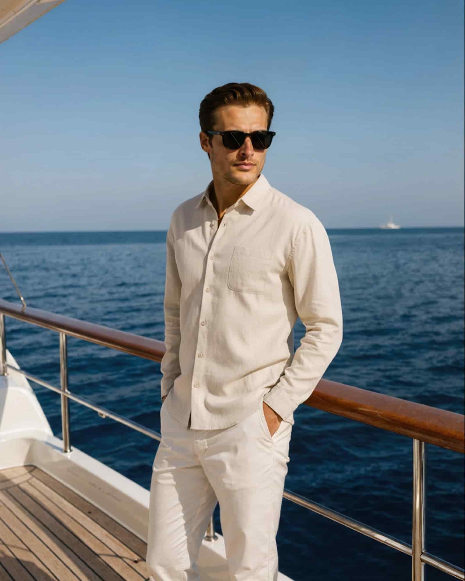 Cape Town - 100% Linen Shirt - miniatura 1