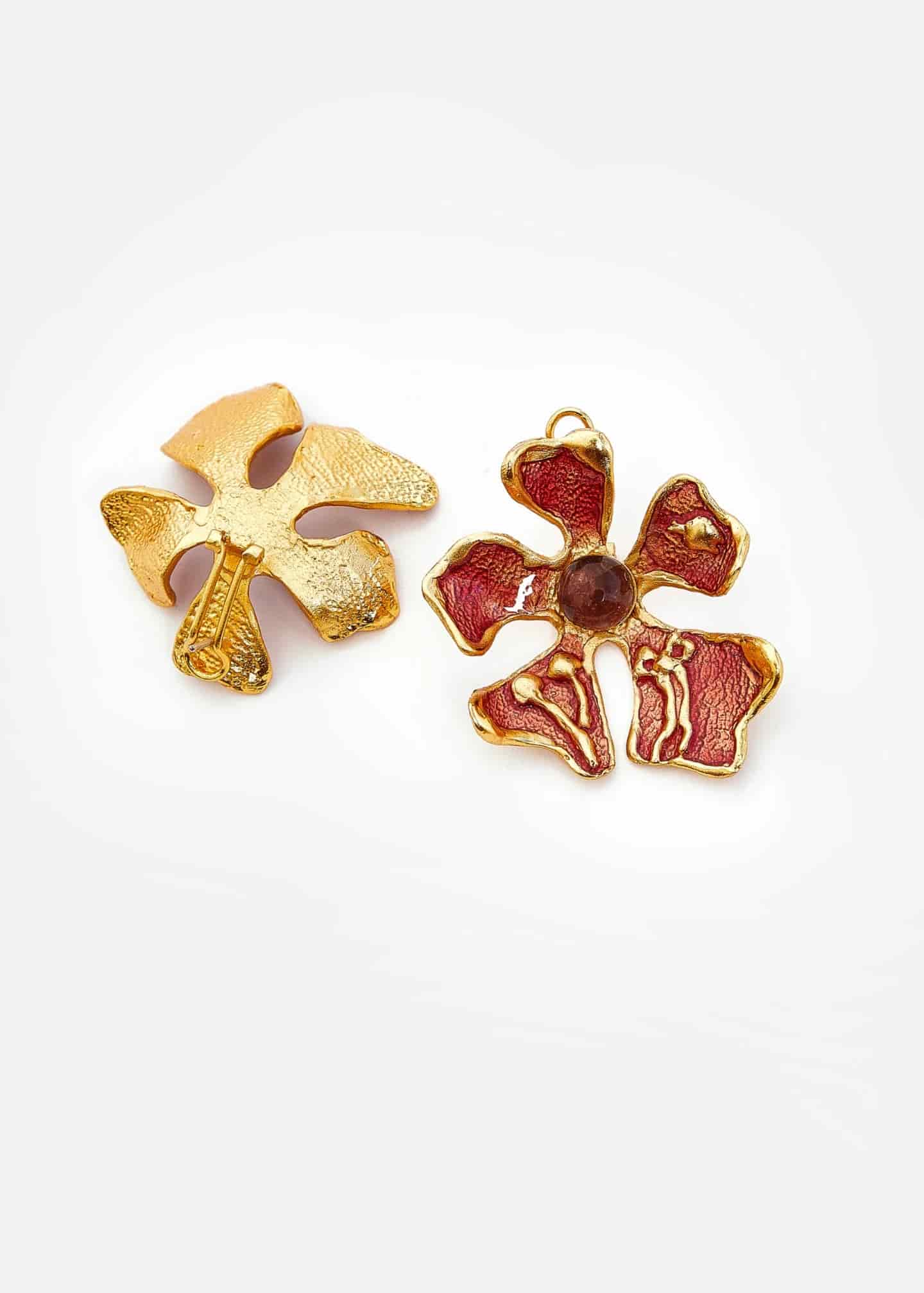 Aretes Maxi Florastesia Berry - miniatura 2