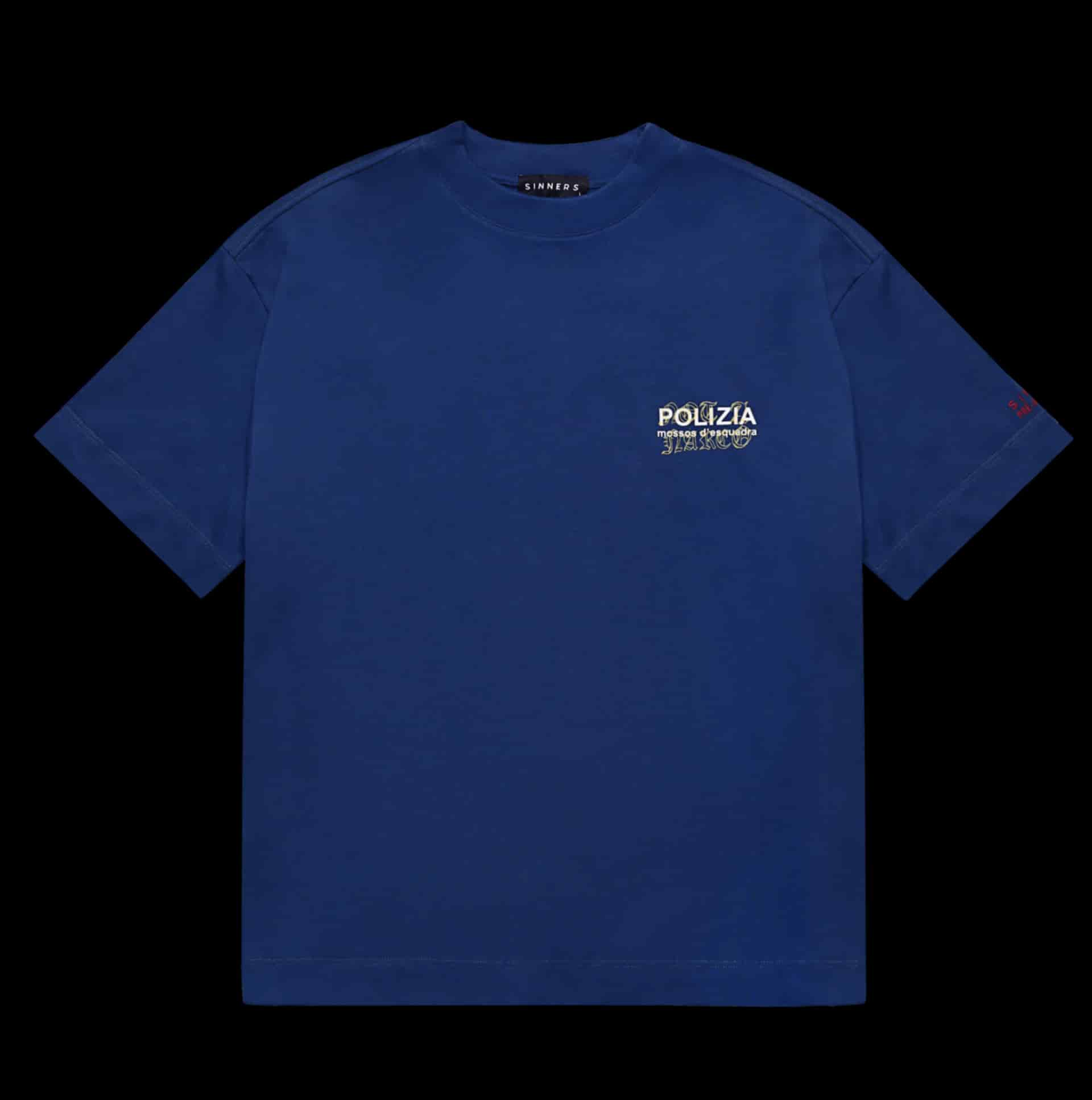 POLIZIA BLUE T-SHIRT - miniatura 3