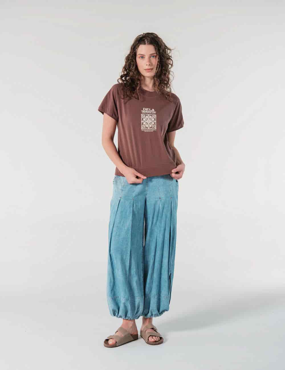 Camiseta Manga Ranglan Siembra Chocolate Mujer - miniatura 2