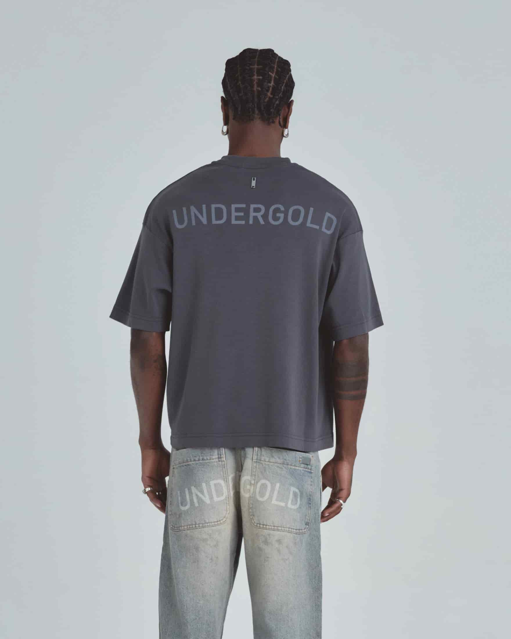 Line Basic Boxy Fit Tshirt Dark Gray - miniatura 6