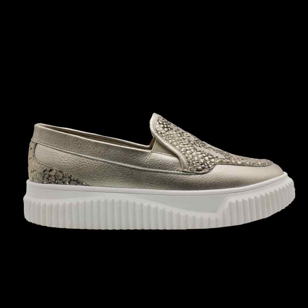 "Barcelona" Slip-on En cuero - miniatura 1