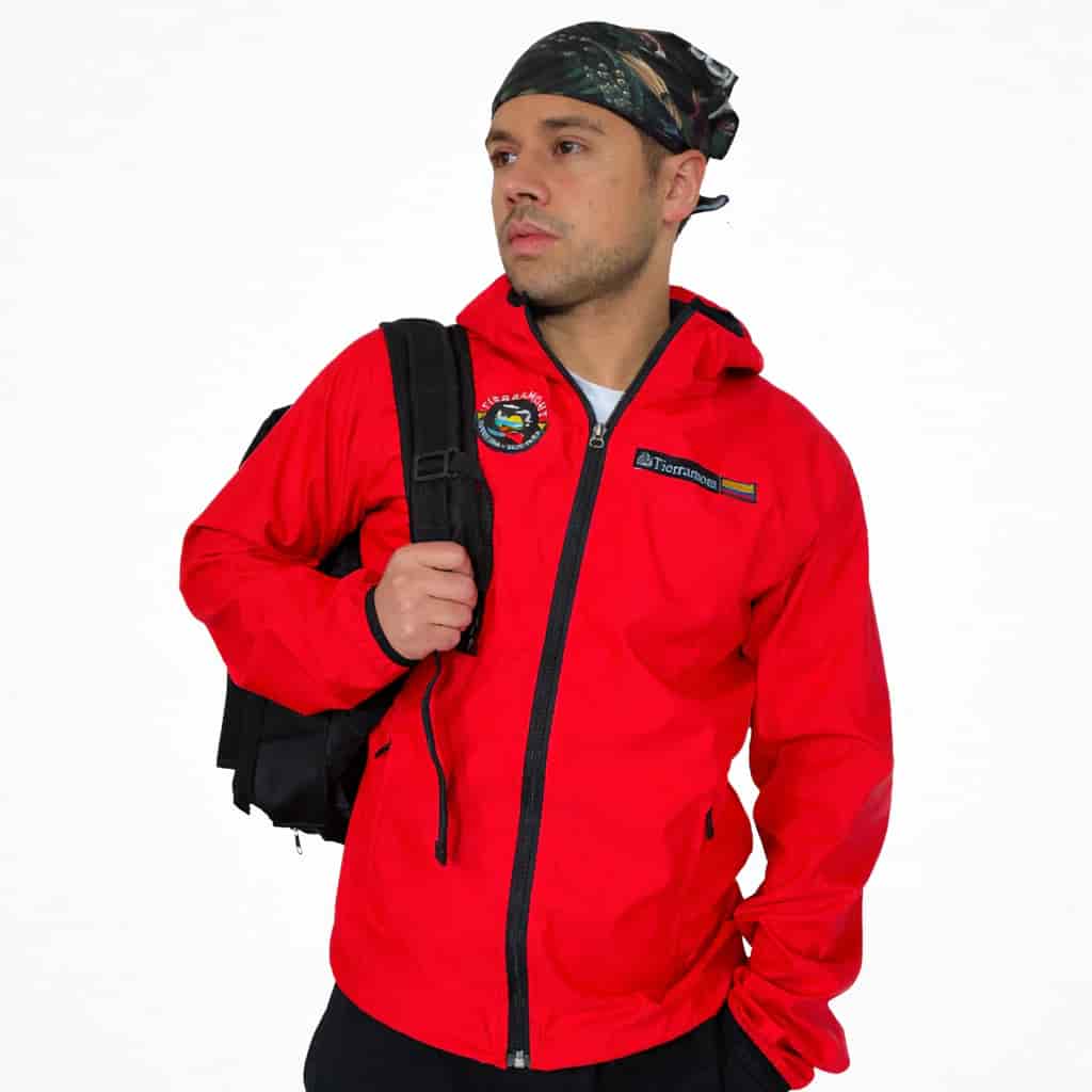 Chaqueta Impermeable Pionono Roja Hombre - miniatura 1