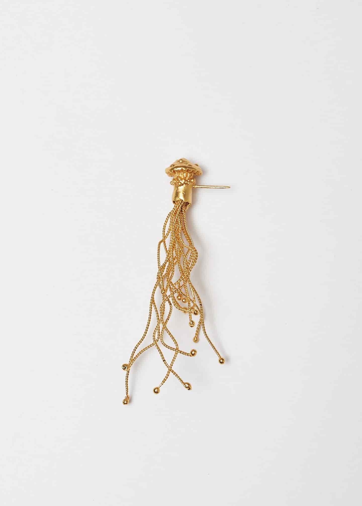arete broche Micelios Maxi dorado - miniatura 1