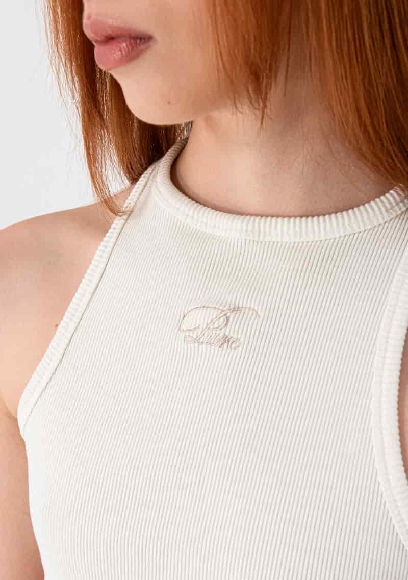 Heraldic cream crop top - miniatura 6