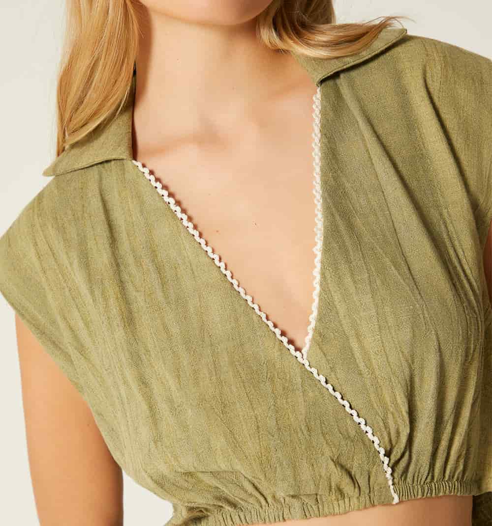 Blusa cruzada - miniatura 3