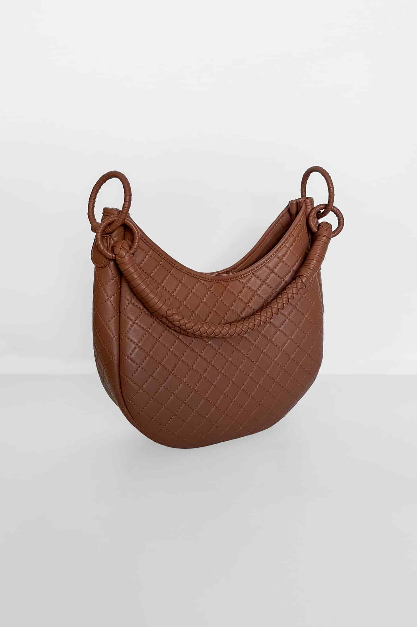 Saddle Shoulder Bag, Brandy - miniatura 6