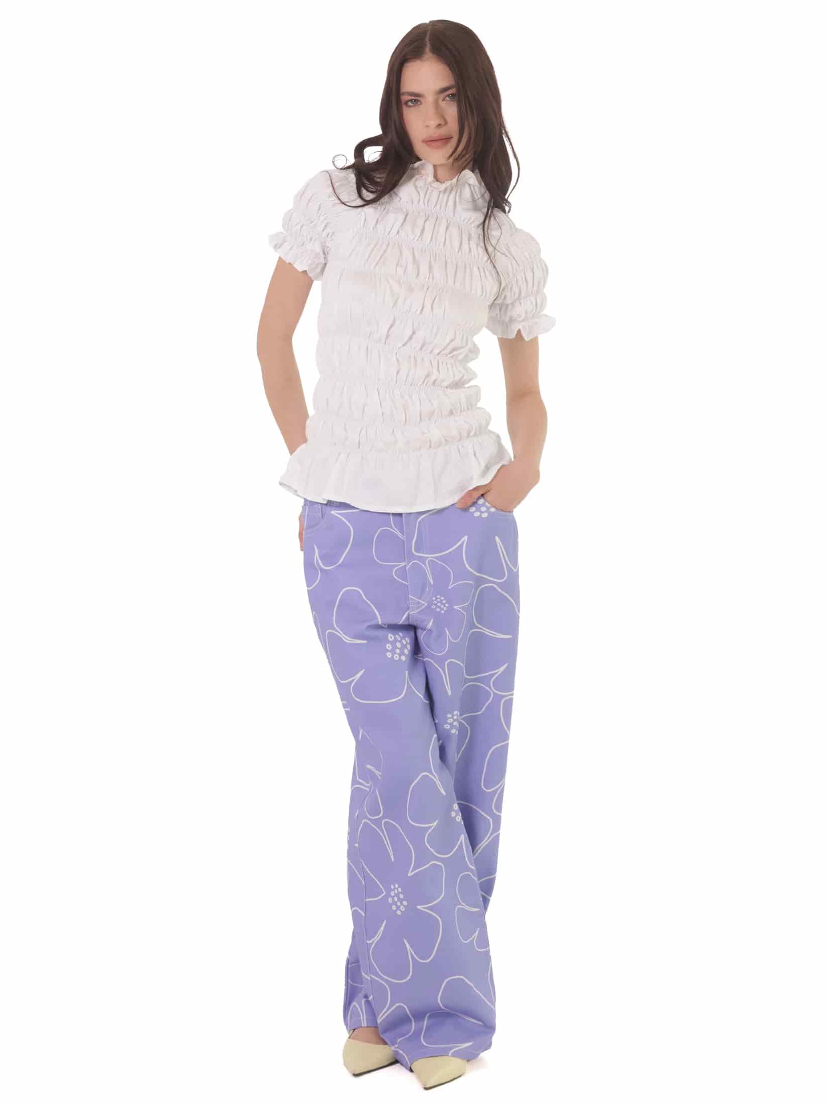 Pantalón Gótico Florentino Morado - miniatura 2