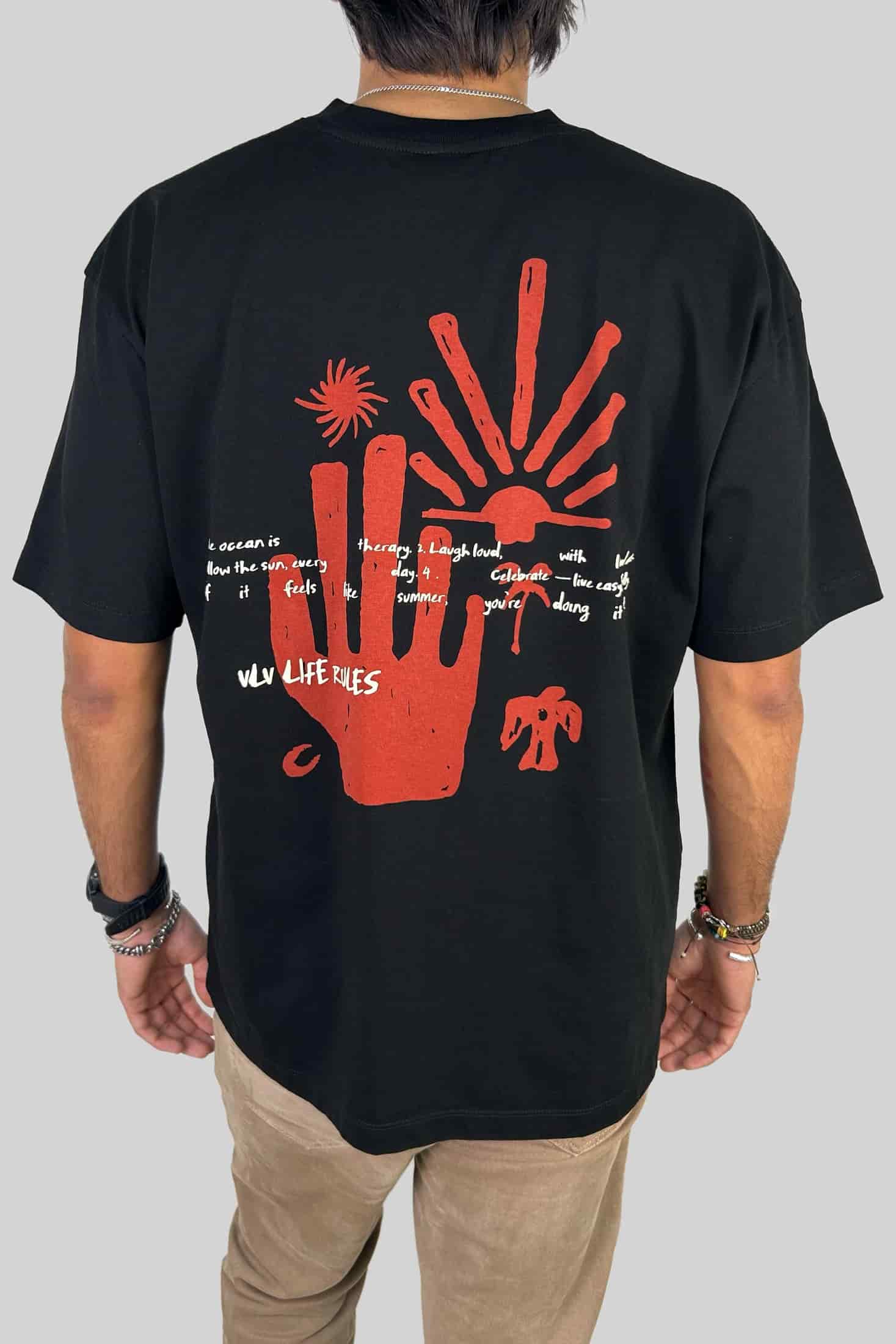 CAMISETA OVERSIZE LIFE RULES - miniatura 2