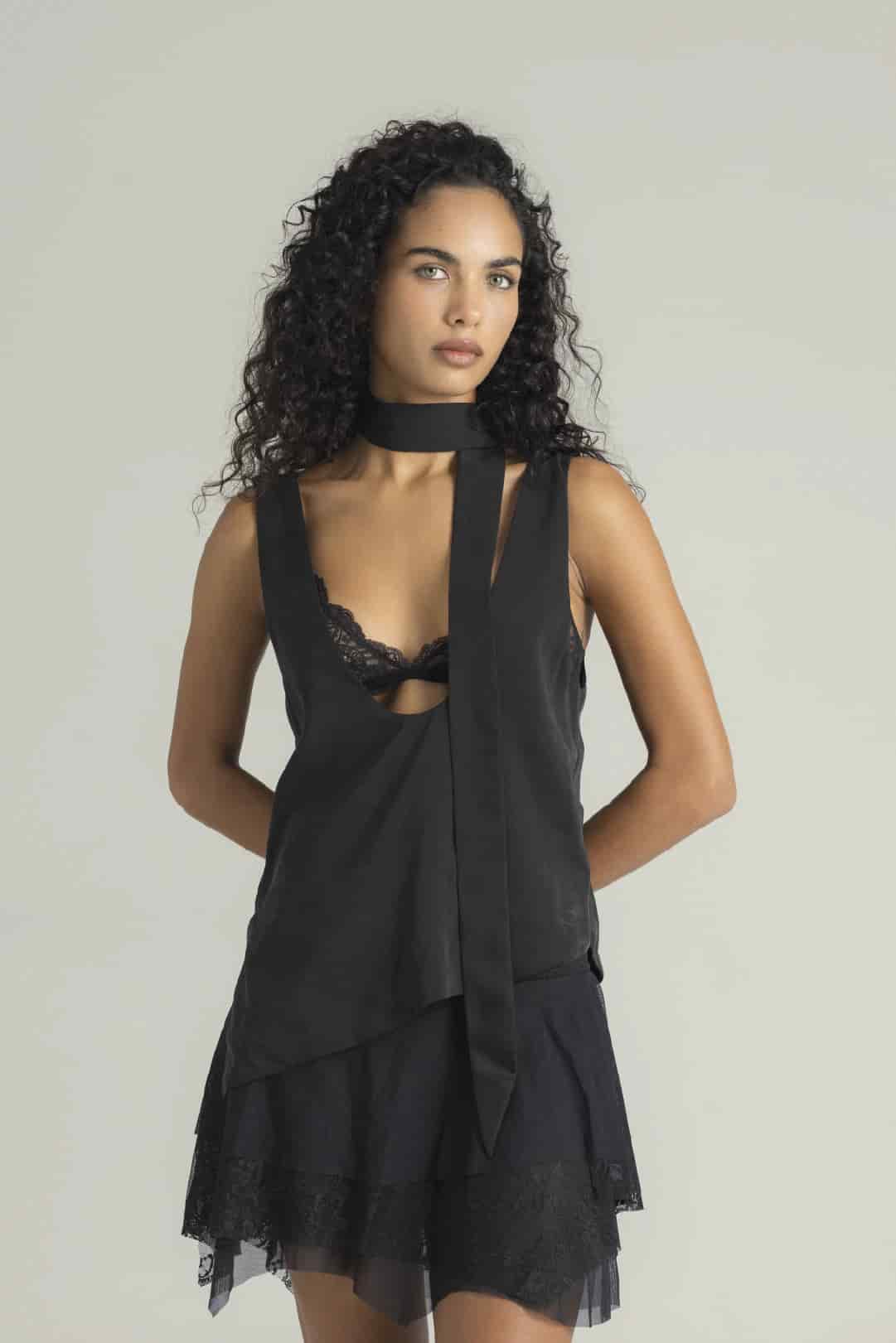 BLUSA AITONA NEGRO - miniatura 4