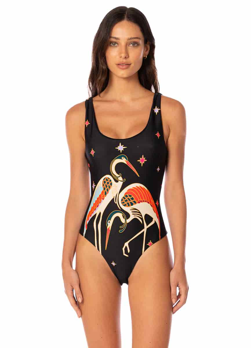 Maaji Flamingo Night Elliot C Cheeky Cut Classic One Piece - miniatura 1
