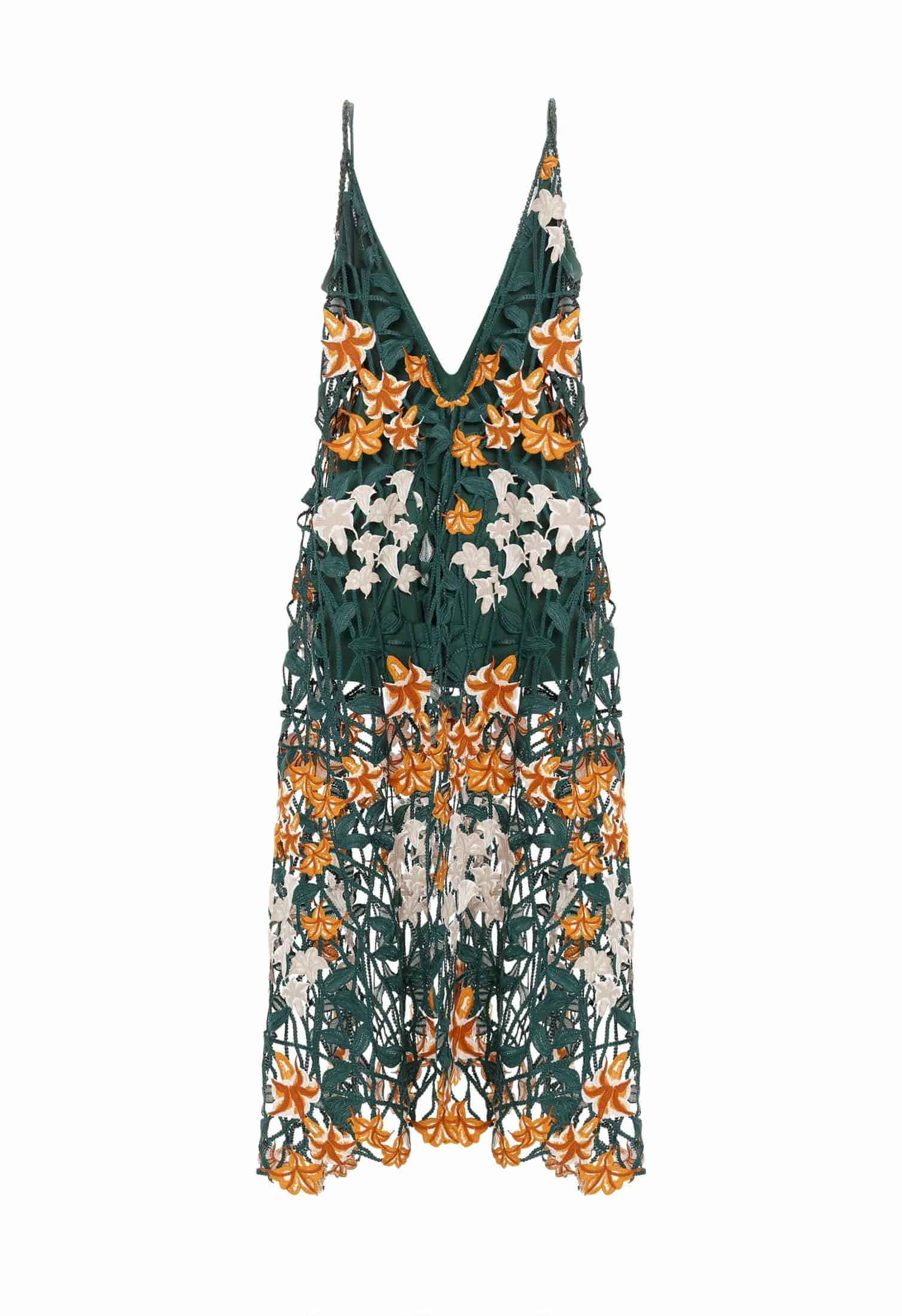 Hierbaluisa Sabanero Nocturno Crochet Maxi Dress - miniatura 6