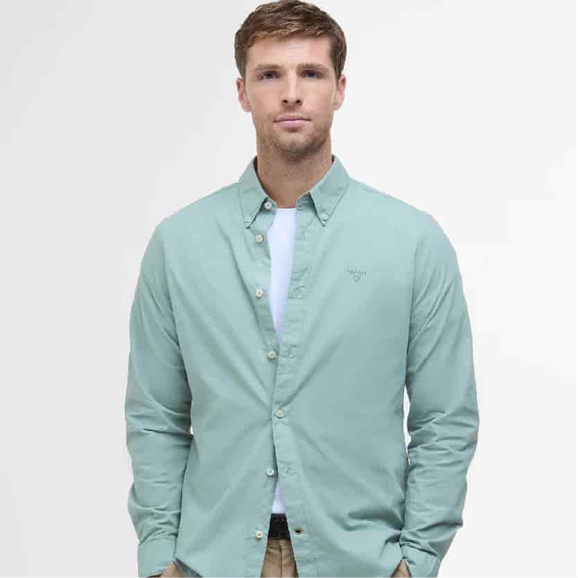 Garment Dyed Tailored Long-Sleeved Shirt - miniatura 4