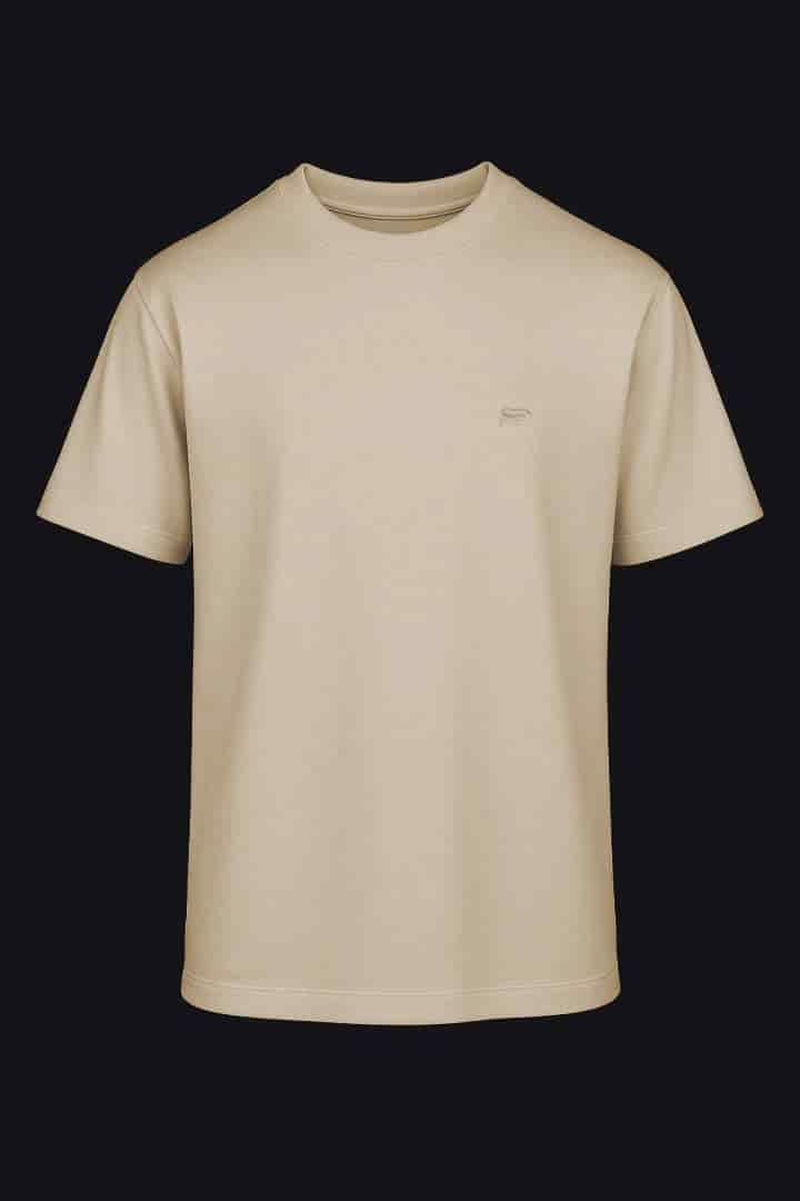 Camiseta arena oso bordado - miniatura 1