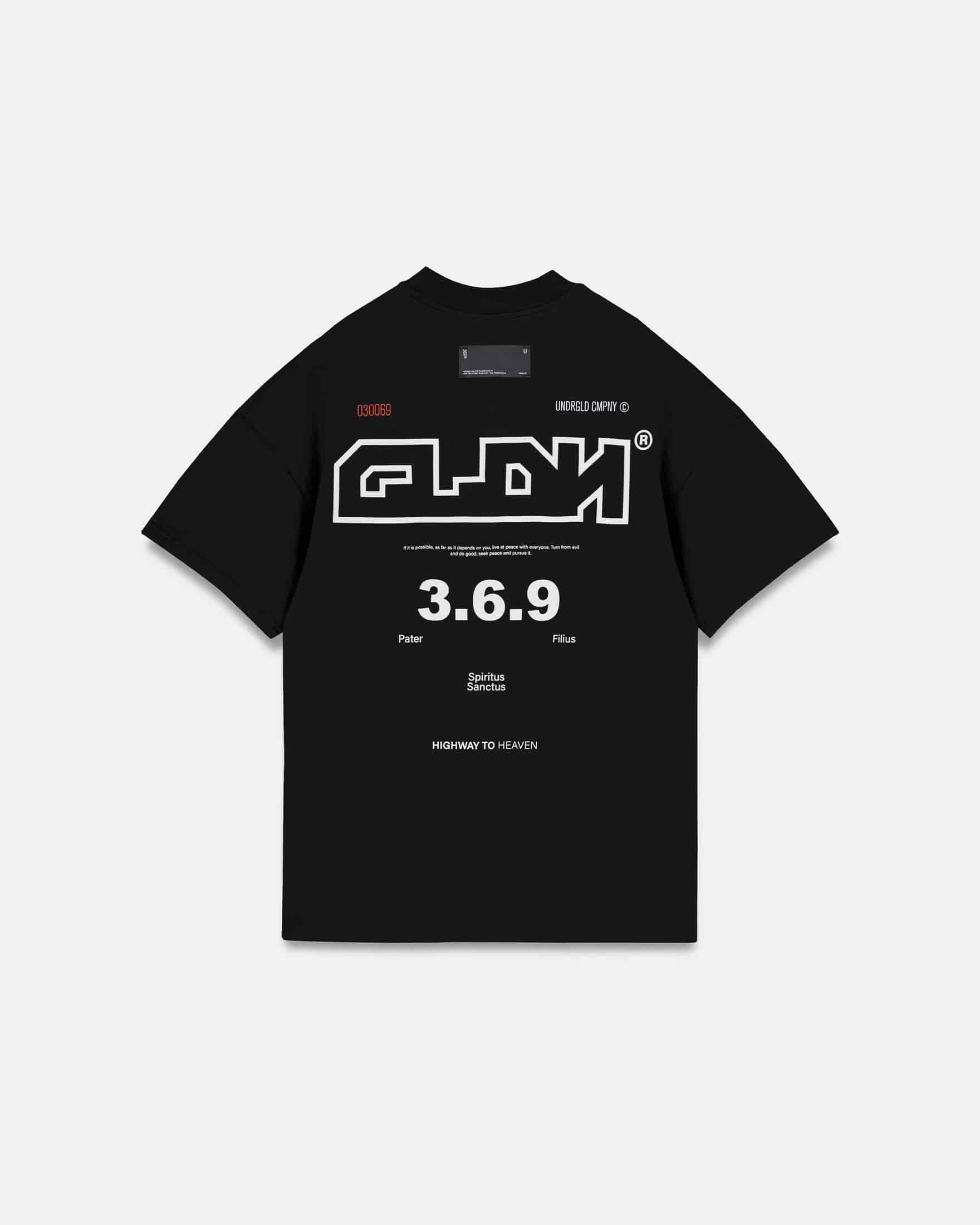 Spring GLDN Tshirt Black - miniatura 3