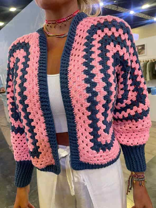 Amanecer Boreal - Crocheted Cardigan (pre-order) - miniatura 9