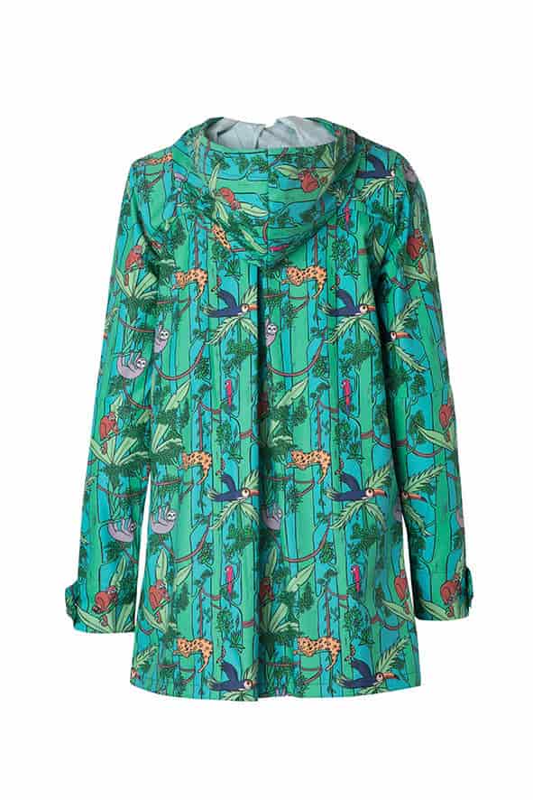 Neotrópico Arbóreo de Color | Raincoat para Mujer - miniatura 4