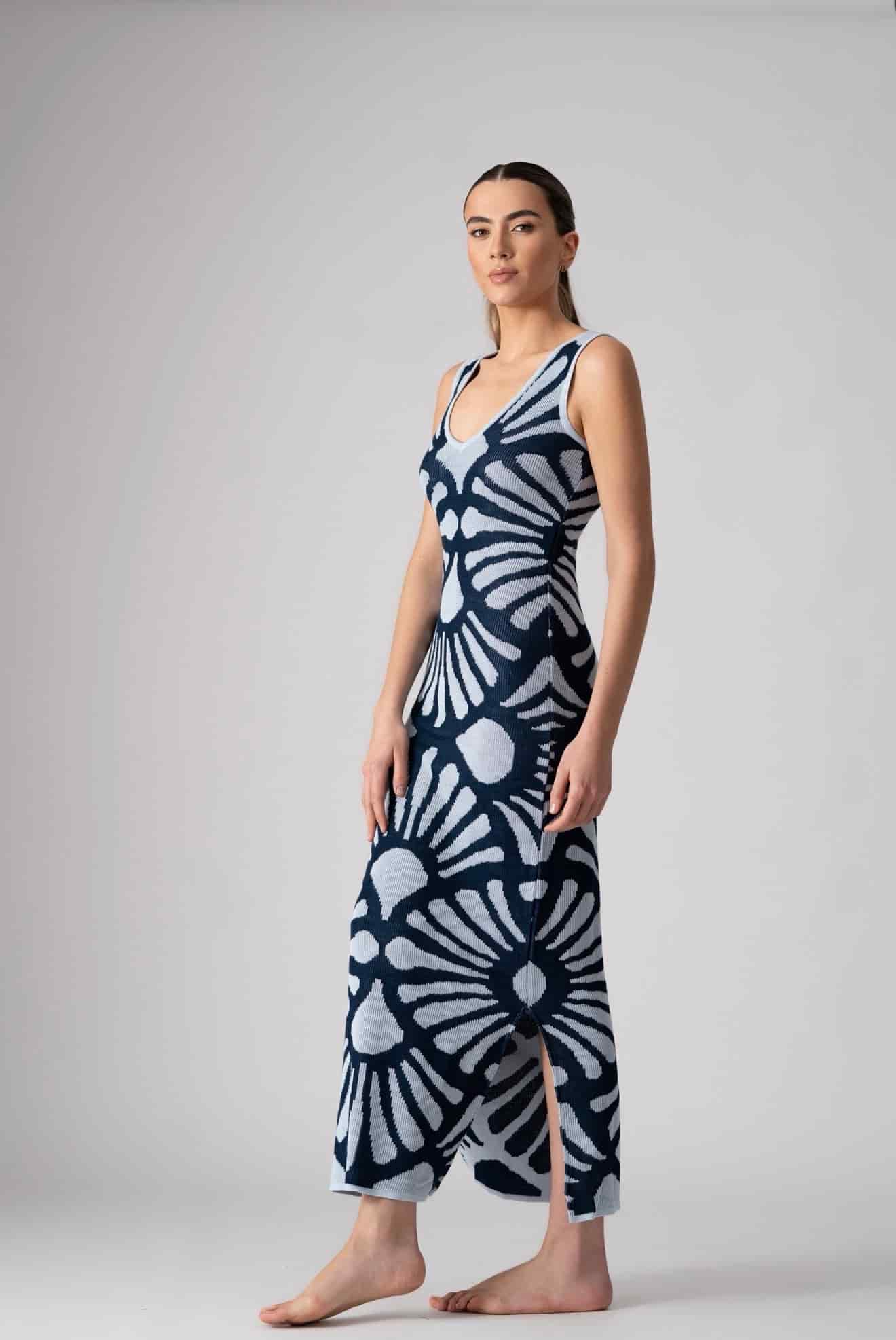 Vestido Aura Azul - miniatura 3