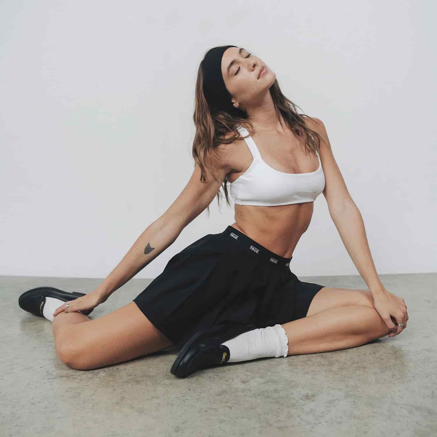 True Active Elastic Skirt - Black - miniatura 6