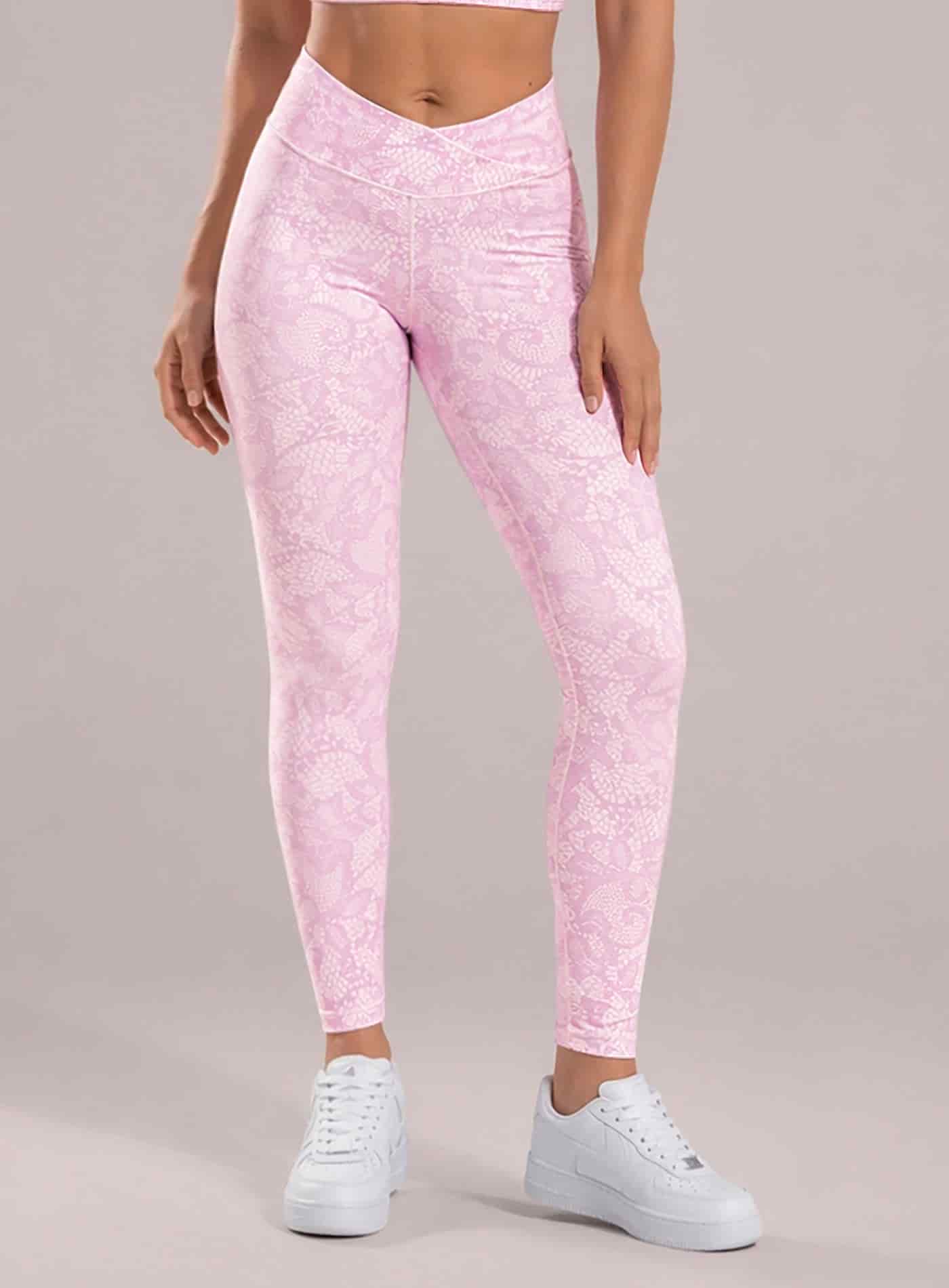 LEGGINS DEPORTIVO EN TELA KIARA SUBLIMADA PRETINA CRUZADA - miniatura 2