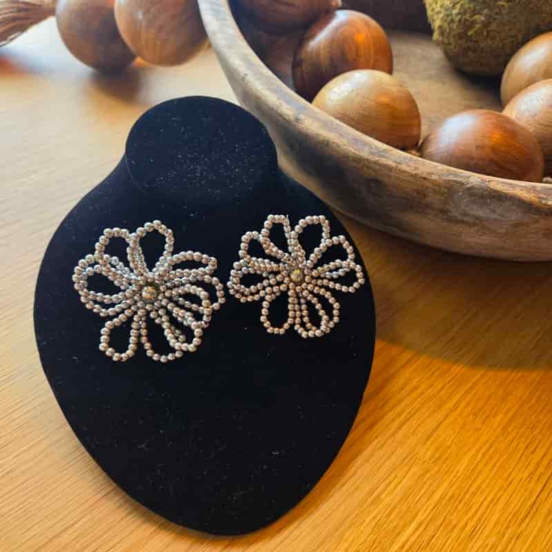 Artisanal Beaded Statement Earrings for  Black-Tie Galas - miniatura 3