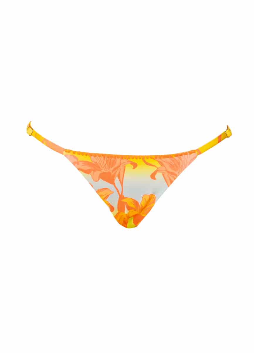 Maaji Golden Lily Flash Low Rise Single Strap Bikini Bottom - miniatura 5