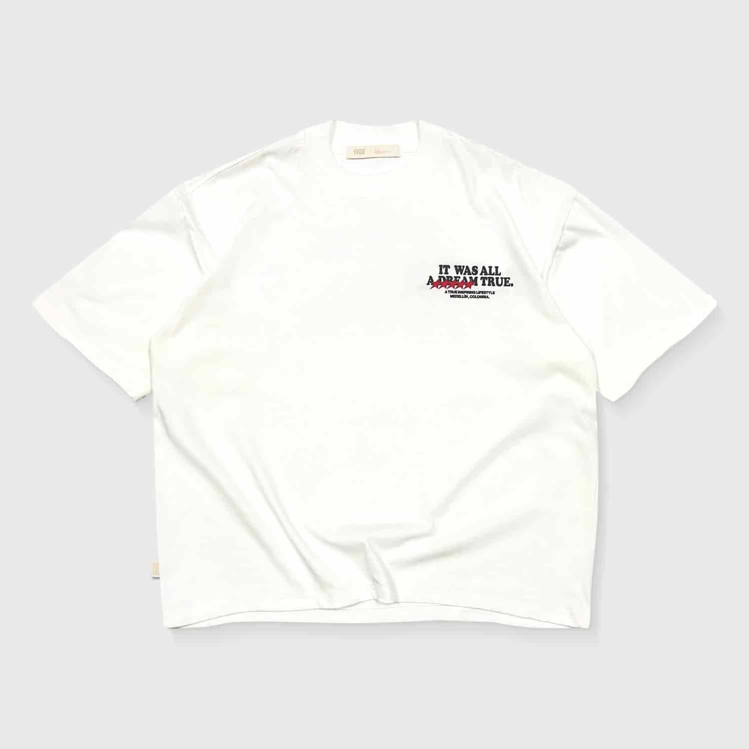Dream True Boxy T-Shirt - Cream - miniatura 4