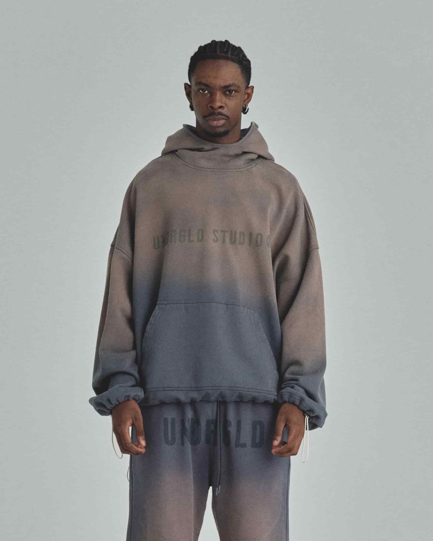 Spring Worn Logo Toggle Adjusted Hoodie Sandblast Gray - miniatura 2