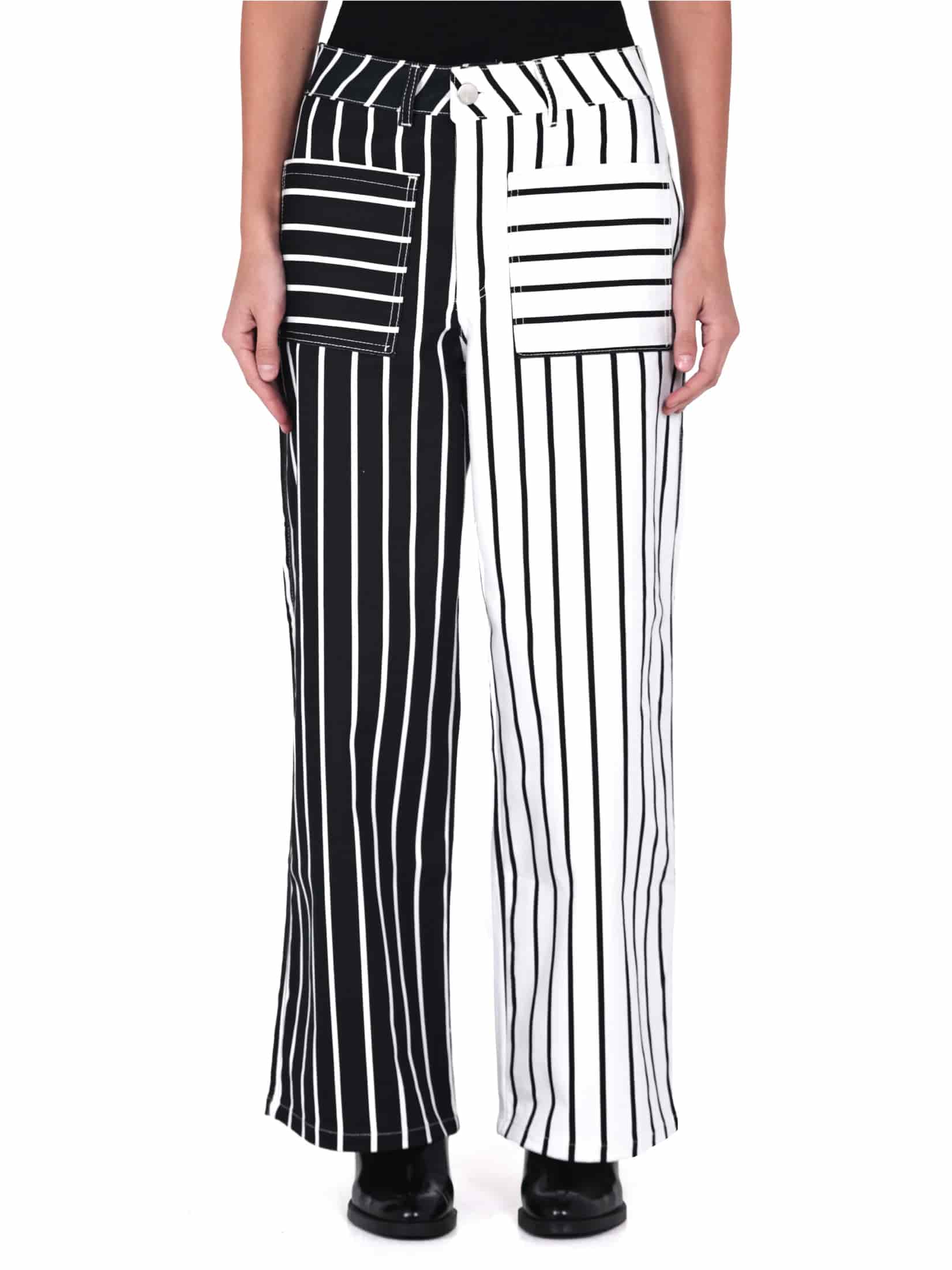 Pantalon Lineas Bicolor - miniatura 1