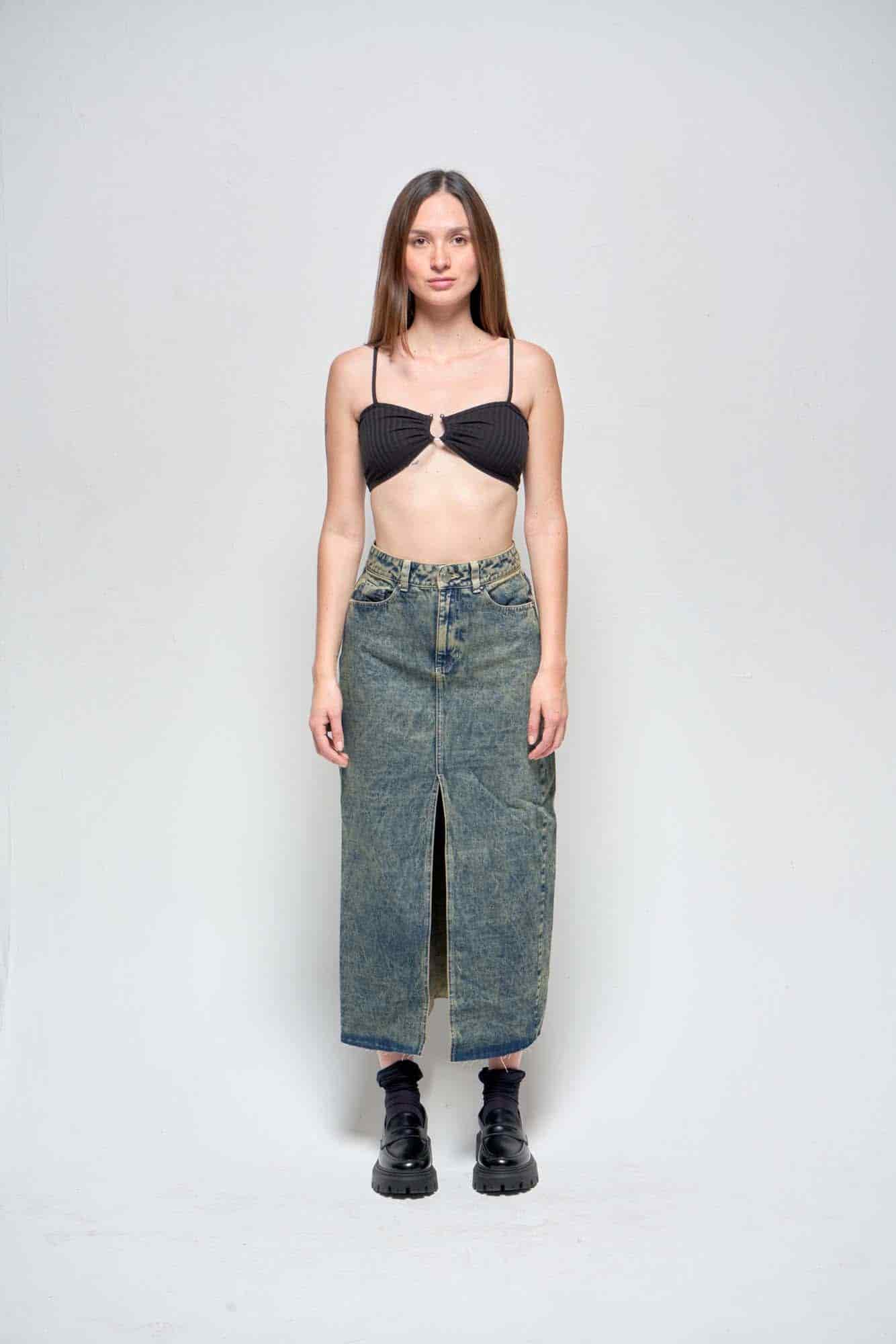 LAYLA DENIM SKIRT - miniatura 2