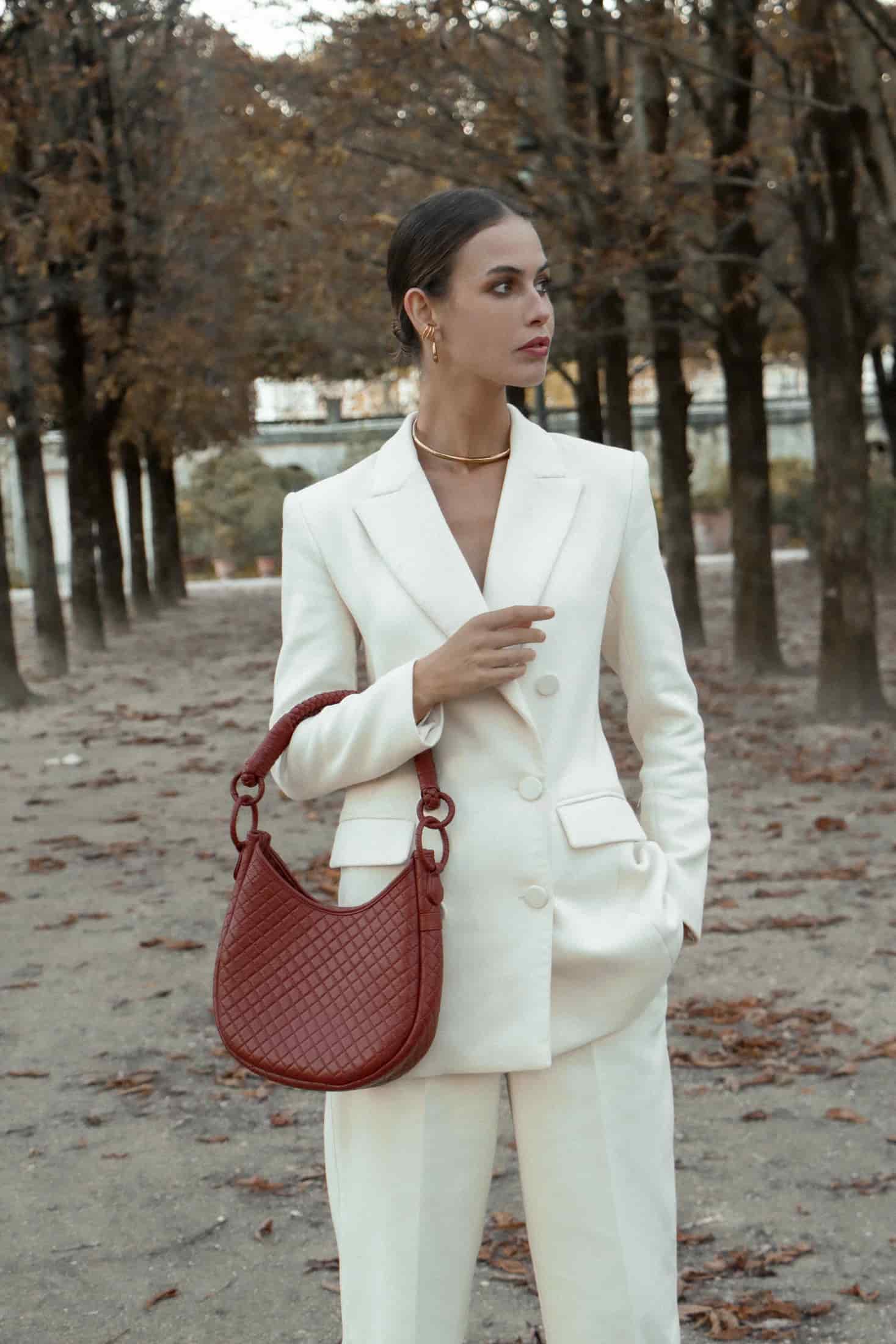 Saddle Shoulder Bag, Brick - miniatura 3