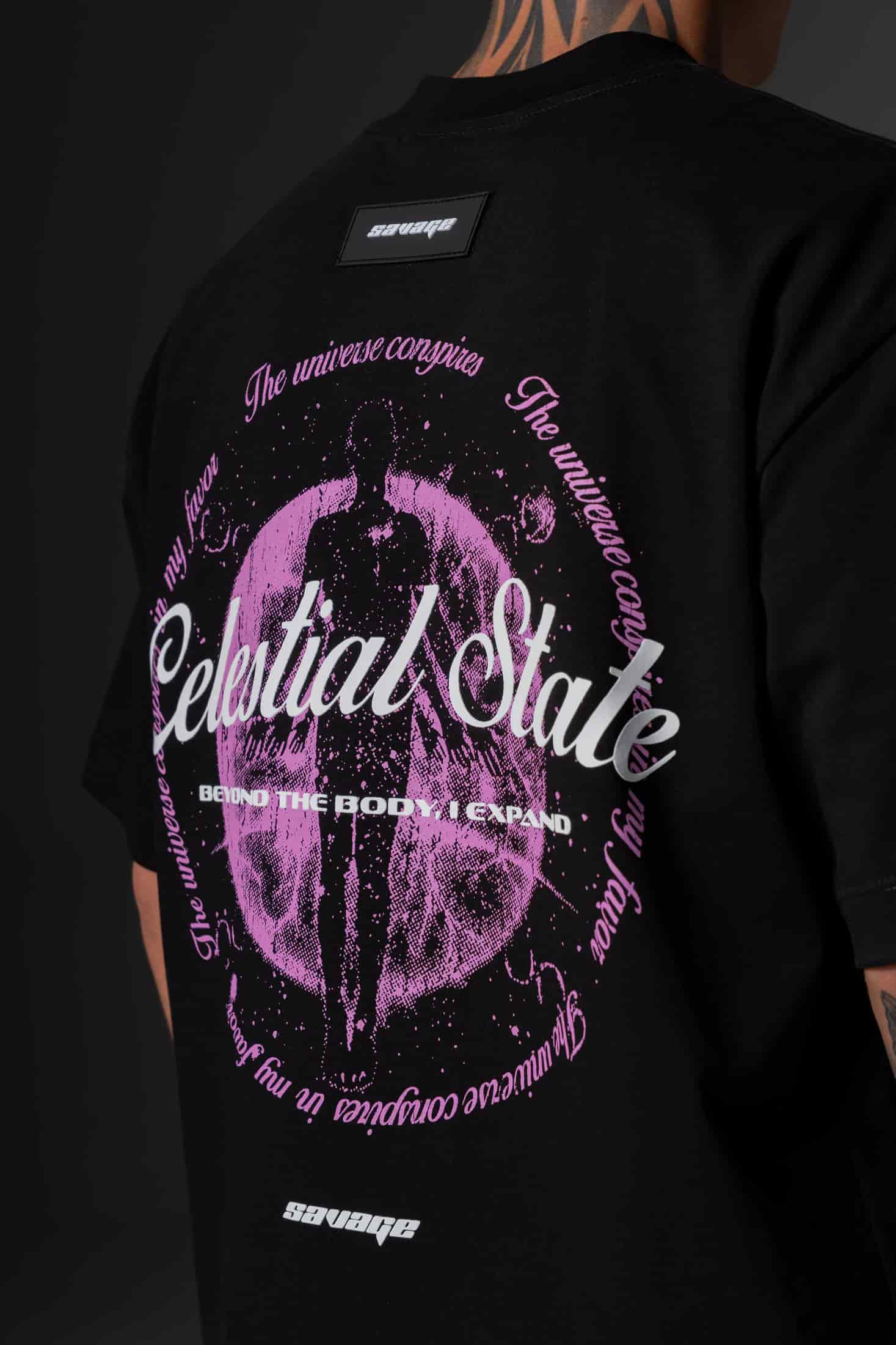 T shirt Celestial rosa 250 gramos - miniatura 8