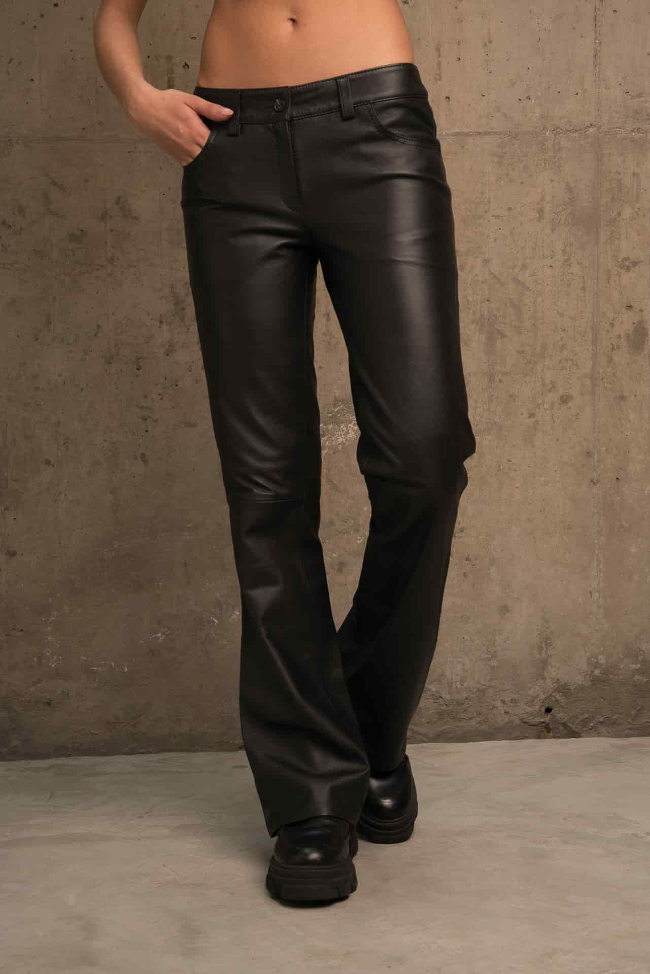 5-POCKET SEMI-WIDE LEG LOW-RISE VALENTINA PANTS - miniatura 3