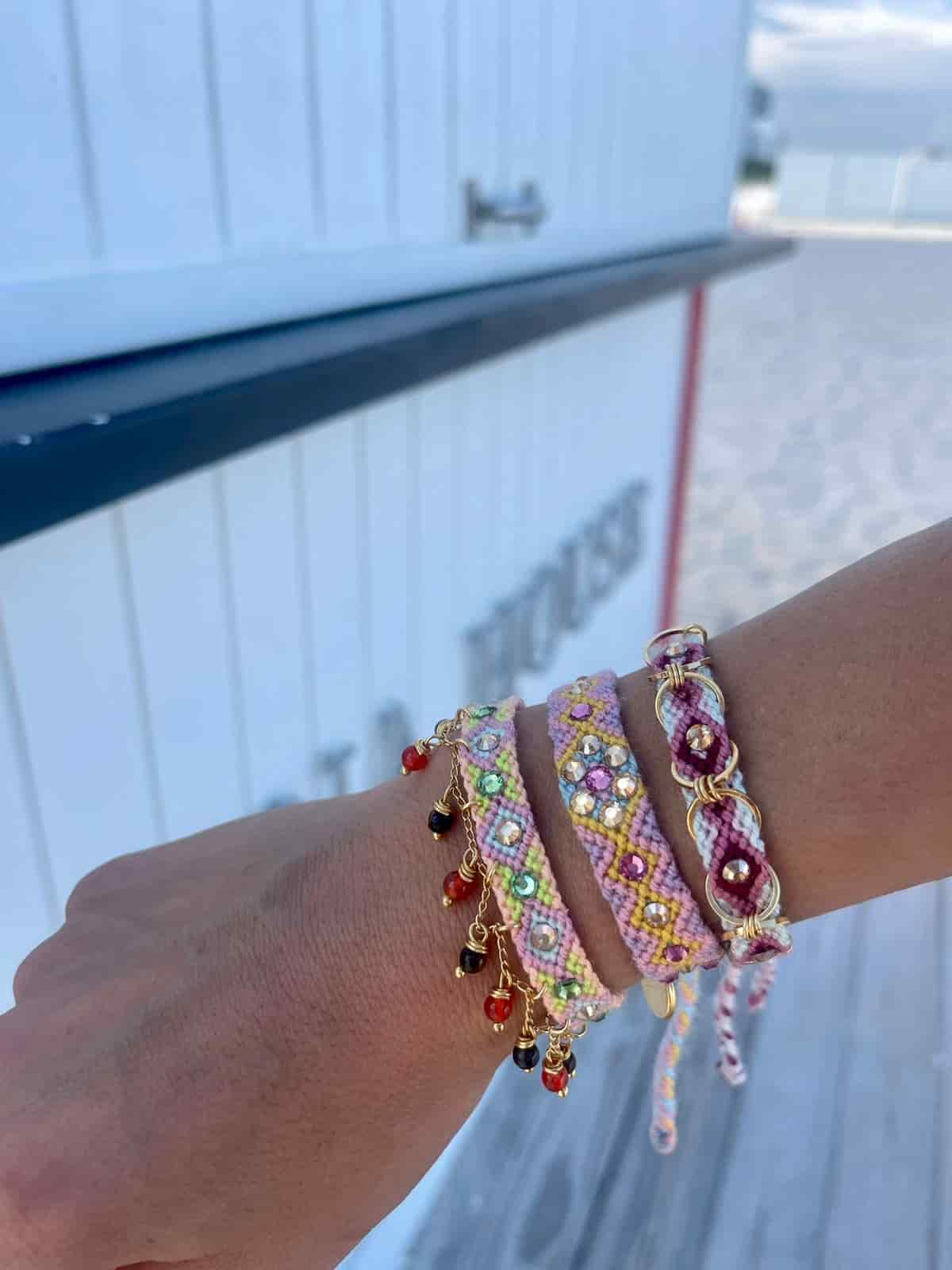 Free Spirit Bracelet with Rings - Vinotinto - miniatura 13