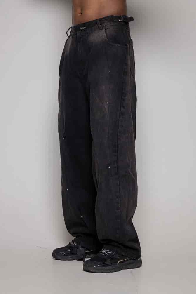 Baggy Courage Negro Taches - miniatura 4