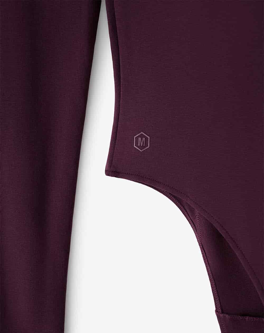 Body slim manga larga vinotinto mujer GEF | MORAT - miniatura 8