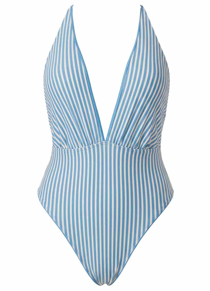 Maaji Stone Blue Safri Plunge One Piece - miniatura 7