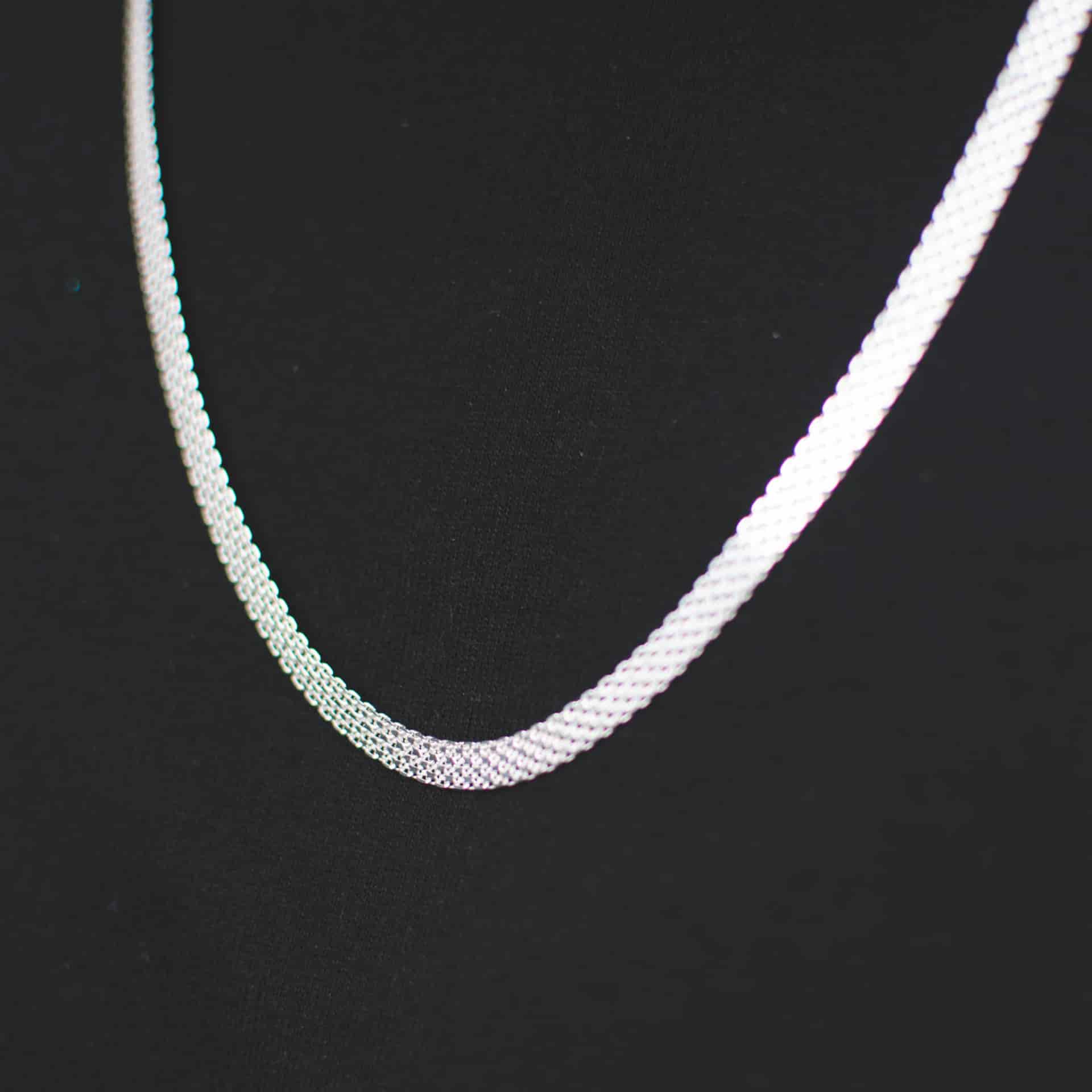 Cadena Chinesca 50cm x 4mm Plata Ley 925 - miniatura 4