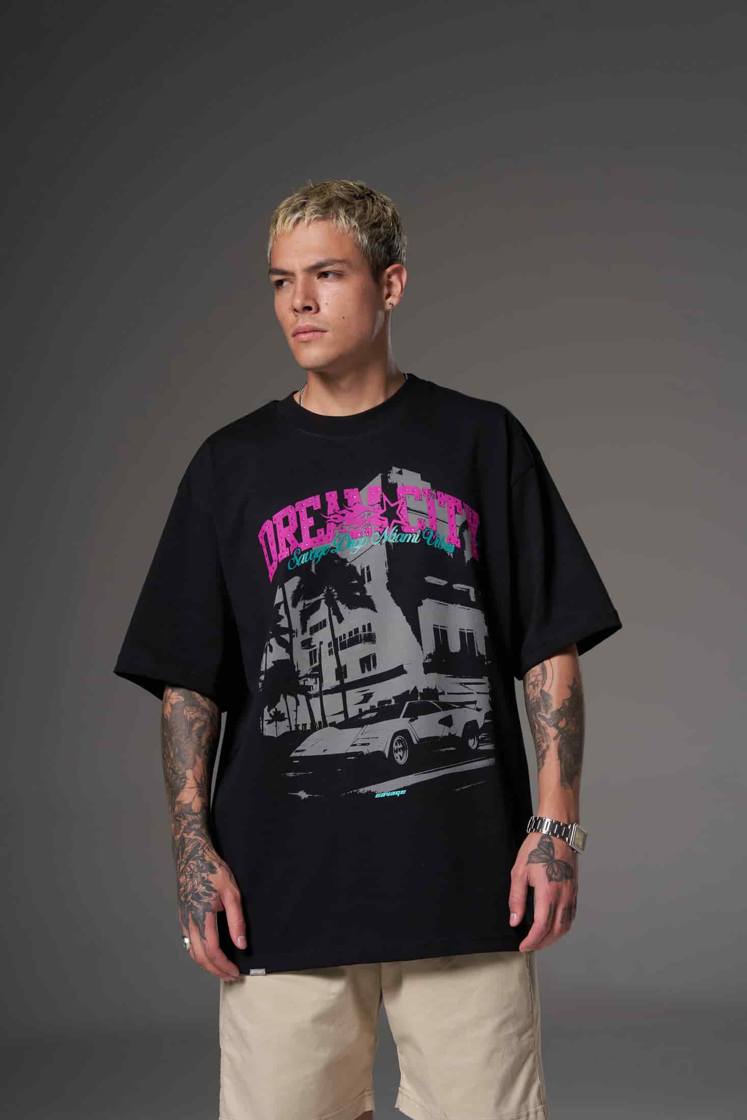 T shirt dream city rosada 250 gramos 14603 - miniatura 1
